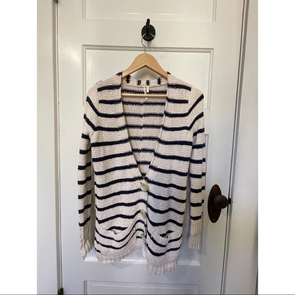 Women’s small Striped Free People Beach Sweater